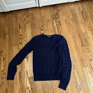 ralph lauren cable knit sweater